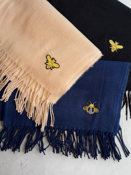 Bufanda Abeja en Beige