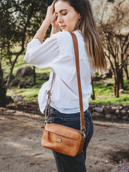 Cartera de Cuero Arrallán Café