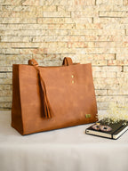 Cartera de Cuero Cala Café