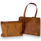 Cartera de Cuero Cala Café