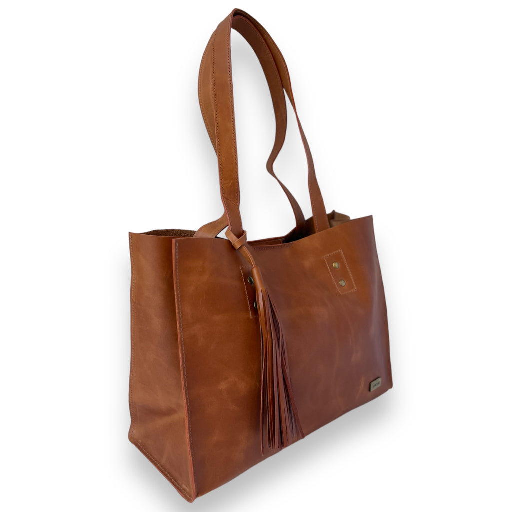 Cartera de Cuero Cala Café