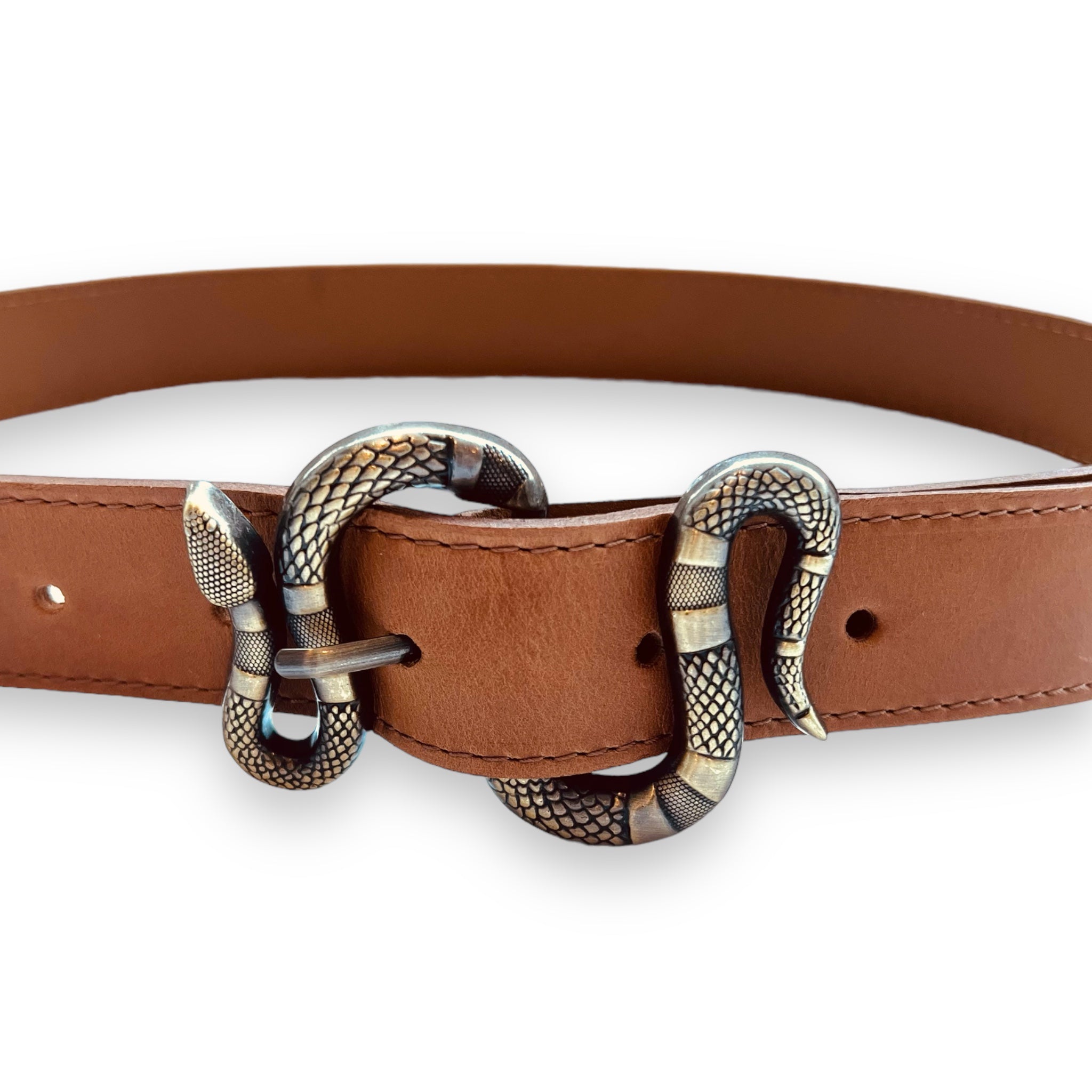 Cinturón Serpiente Camel