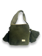 Bolso Wayuu Gala Oliva Mediano