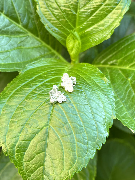 Aros Abeja Reina Baño Plata