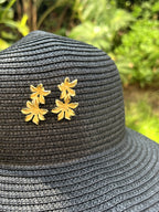 Aros Flores de Abril Baño de Oro