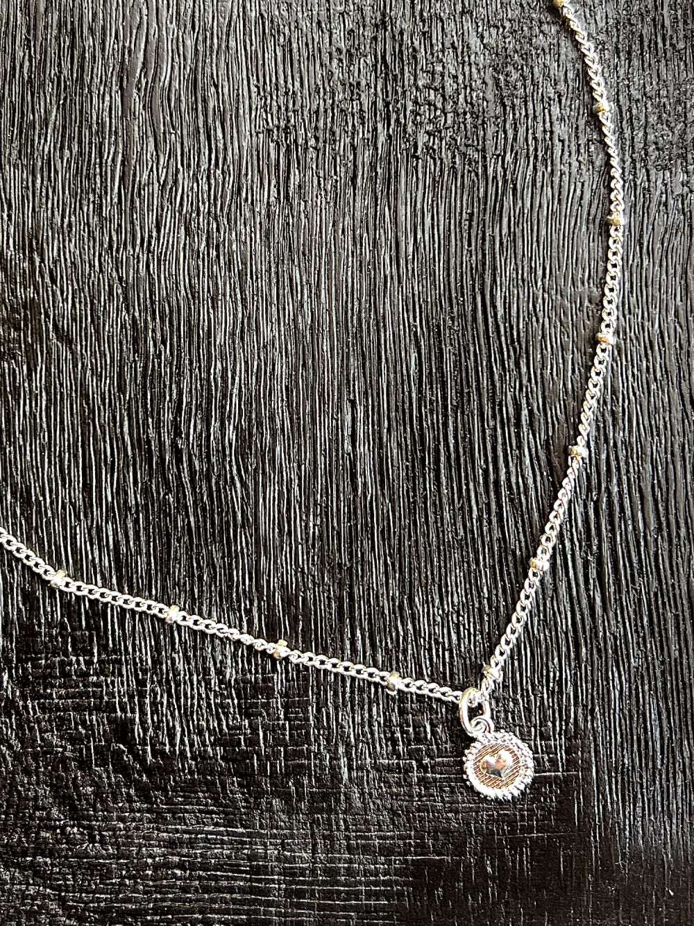 Collar Dije Corazón de Plata