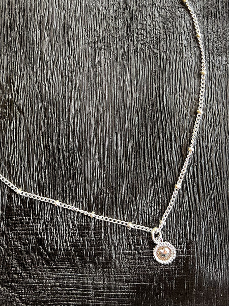 Collar Dije Corazón de Plata