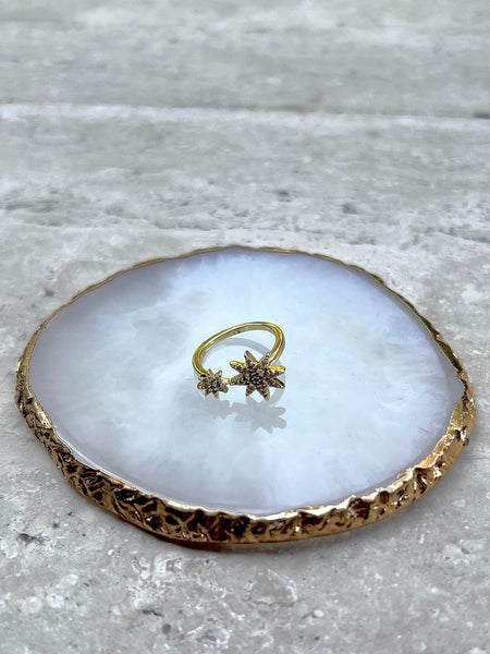 Anillo Luceros Baño de Oro