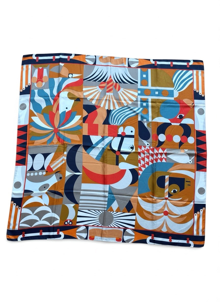 Pañuelo Nórdico Cálido 130x130 cms.