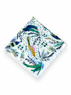 Pañuelo Bosque en Flor Blanco 90x90 cms.