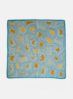 Pañuelo Fluir Calipso 90x90 cms.