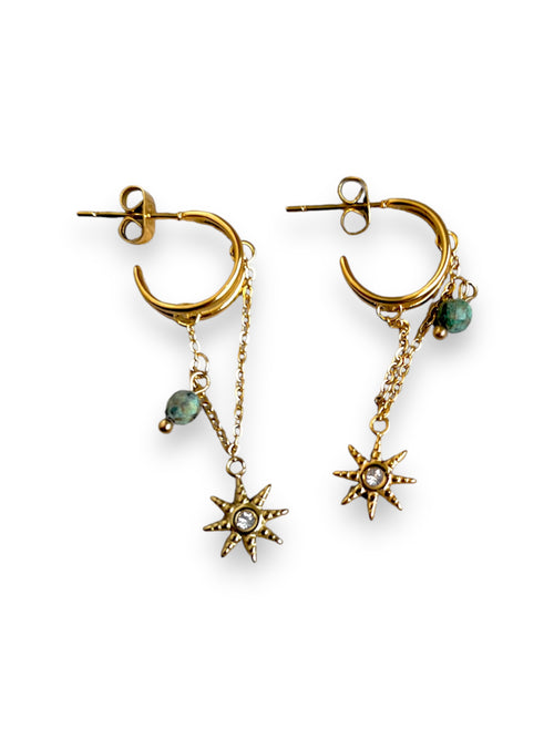 Aros Argolla Universo Baño de Oro
