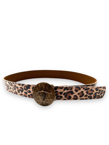 Cinturón Toro Animal Print