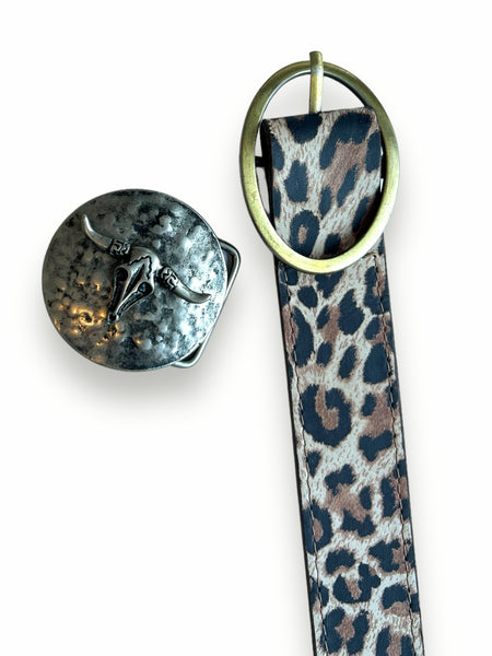 Correa de Cuero Animal Print