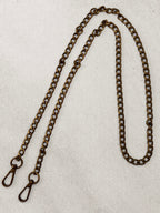 Cadena Metal Oro Viejo 120 cms.