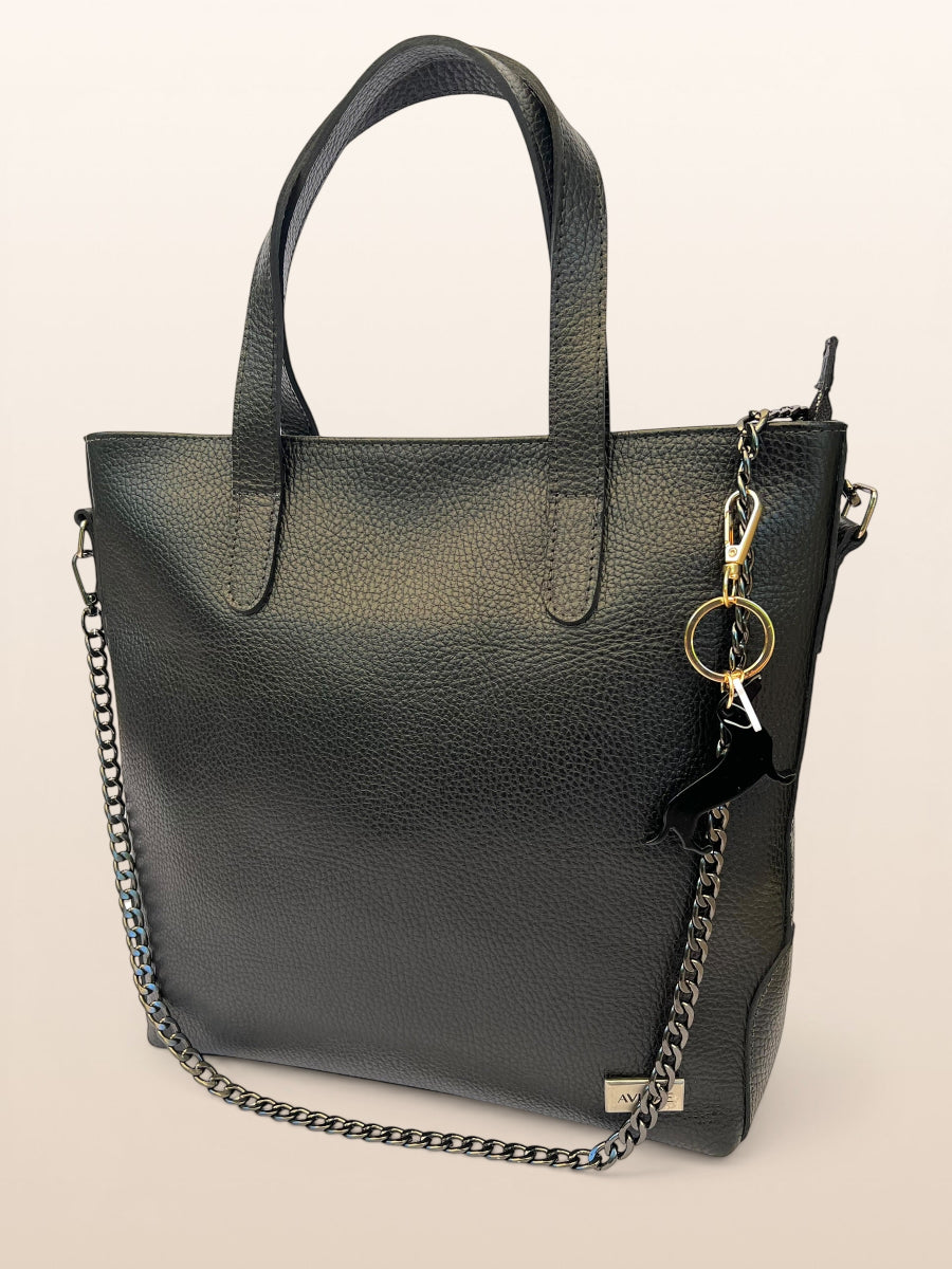Cadena Metal Grafito 80 cms.