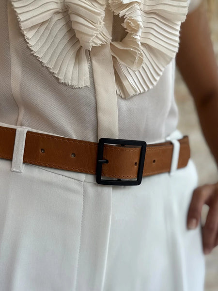 Cinturón Cuadrix Café