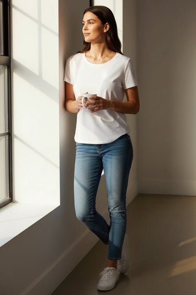 Collar Piedras Beatriz Azul Acero Baño Oro