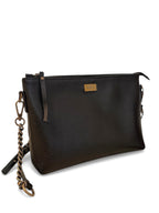 Cartera Gardenia Negra Grano