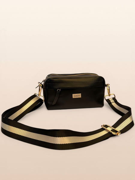 Strap Rayas Negro Plata